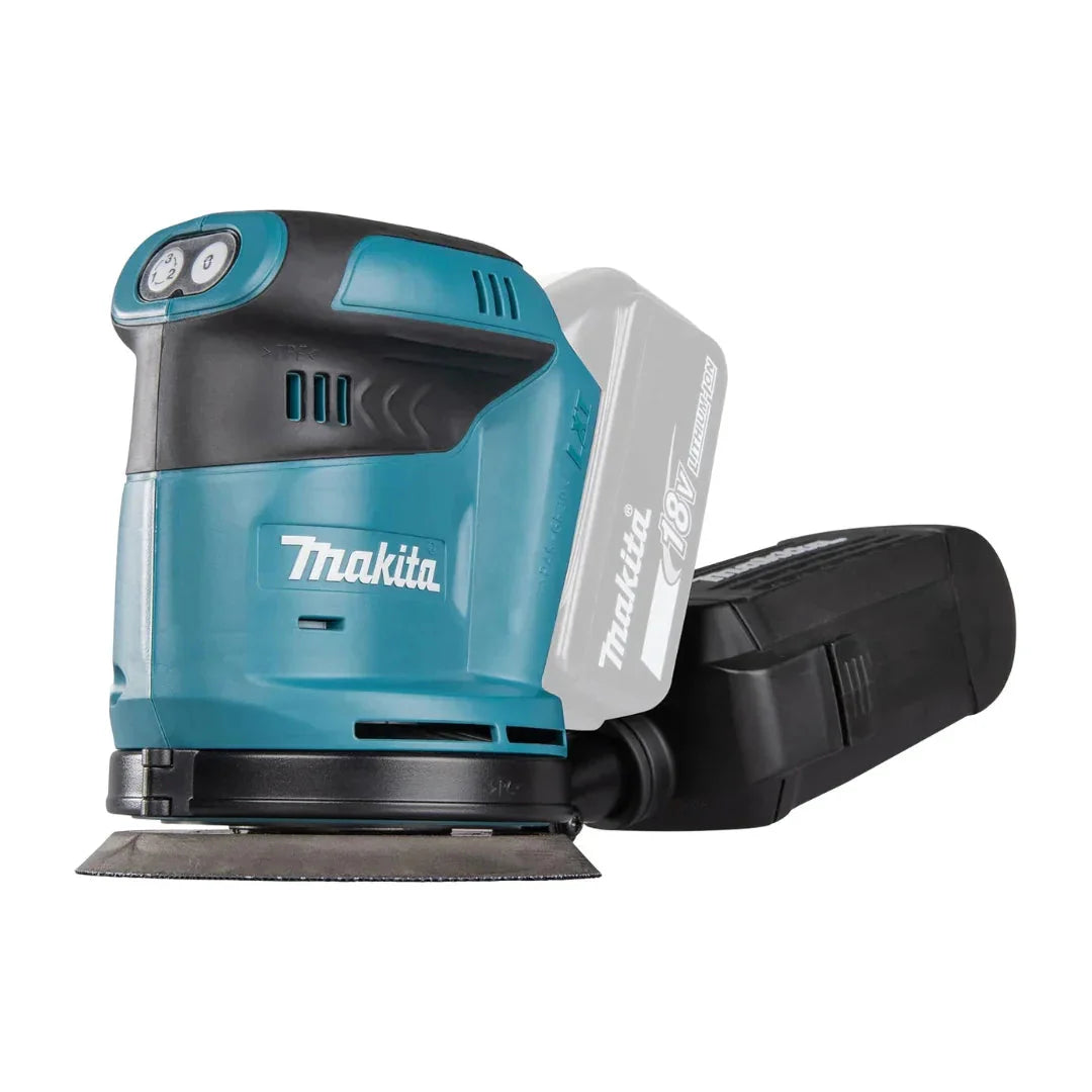 Makita 18V LXT Cordless Sander Kit – Includes 2×5.0Ah Batteries & Fast Charger