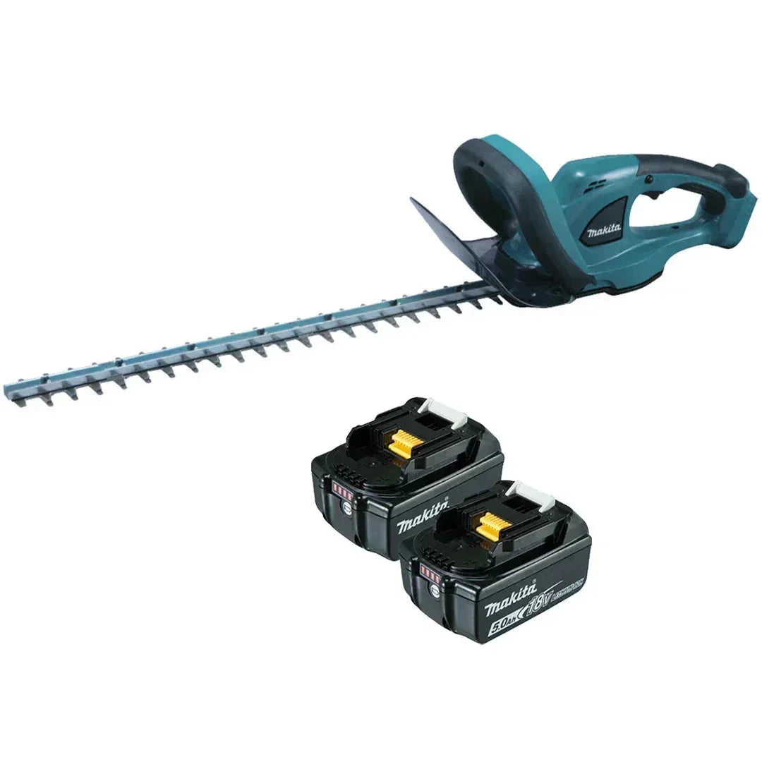 Makita DUH523Z 18V LXT Hedge Trimmer – Lightweight Design with Dual 5.0Ah Battery Pack