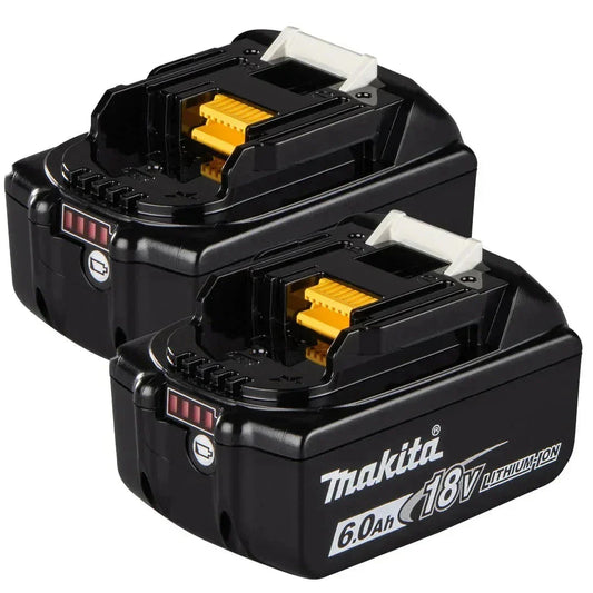 Makita 18V LXT 6.0Ah Lithium-Ion Battery Twin Pack – High-Capacity Power for LXT Tools